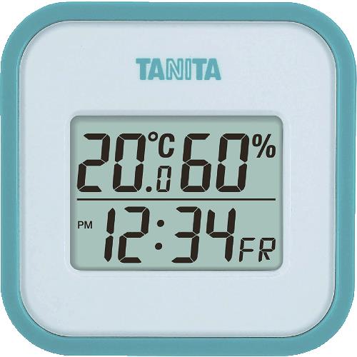 タニタ デジタル温湿度計 ブルー TT558BL