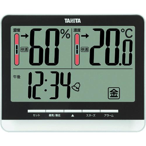 タニタ デジタル温湿度計 TT538BK