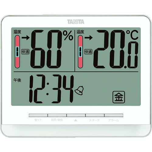 タニタ デジタル温湿度計 TT538WH