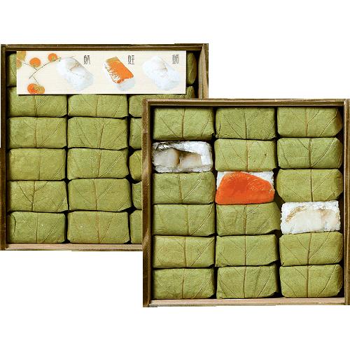 柿の葉寿司(鯖・鮭・鯛)各6個×2箱