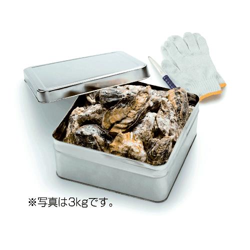 瀬戸内海産生冷凍殻付かき缶焼き 2kg