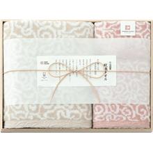 今治謹製紋織タオルB・F・Wタオル(木箱入)ピンク