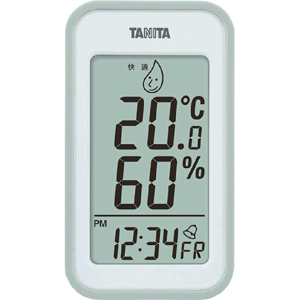 デジタル温湿度計 グレー TT559GY