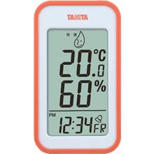 デジタル温湿度計 オレンジ TT559OR