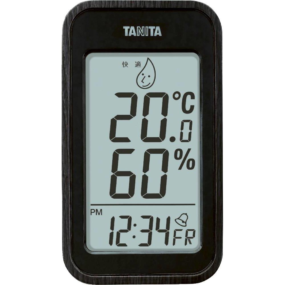 デジタル温湿度計 ブラック TT-572-BK