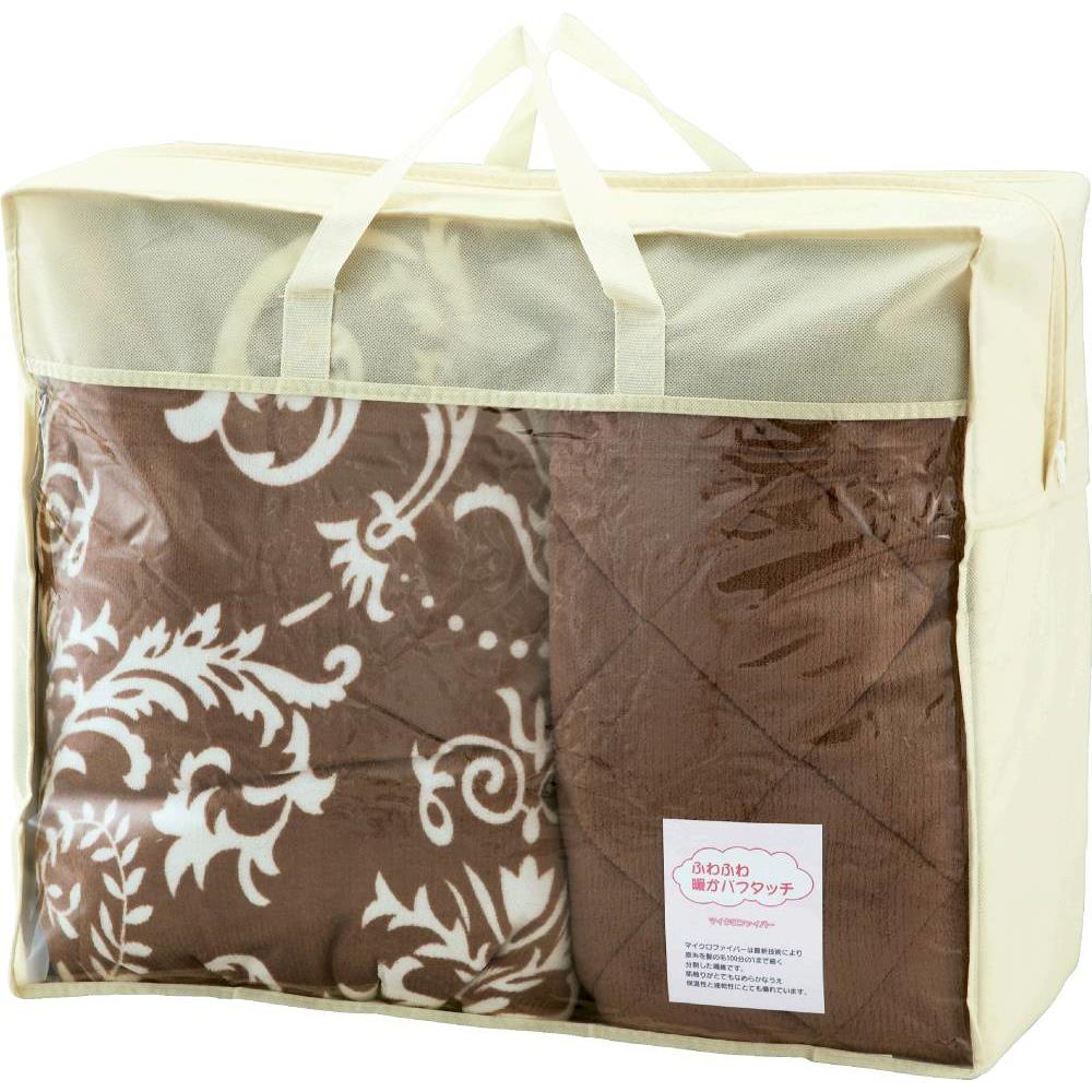 テイジンフィルケアわた使用 わた入り毛布&敷パット