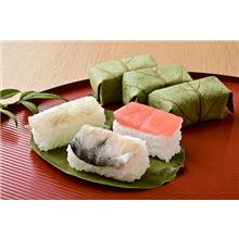 柿の葉寿司(鯖・鮭・鮃昆布〆)各8個