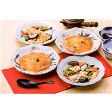 「四陸」かに玉と八宝菜