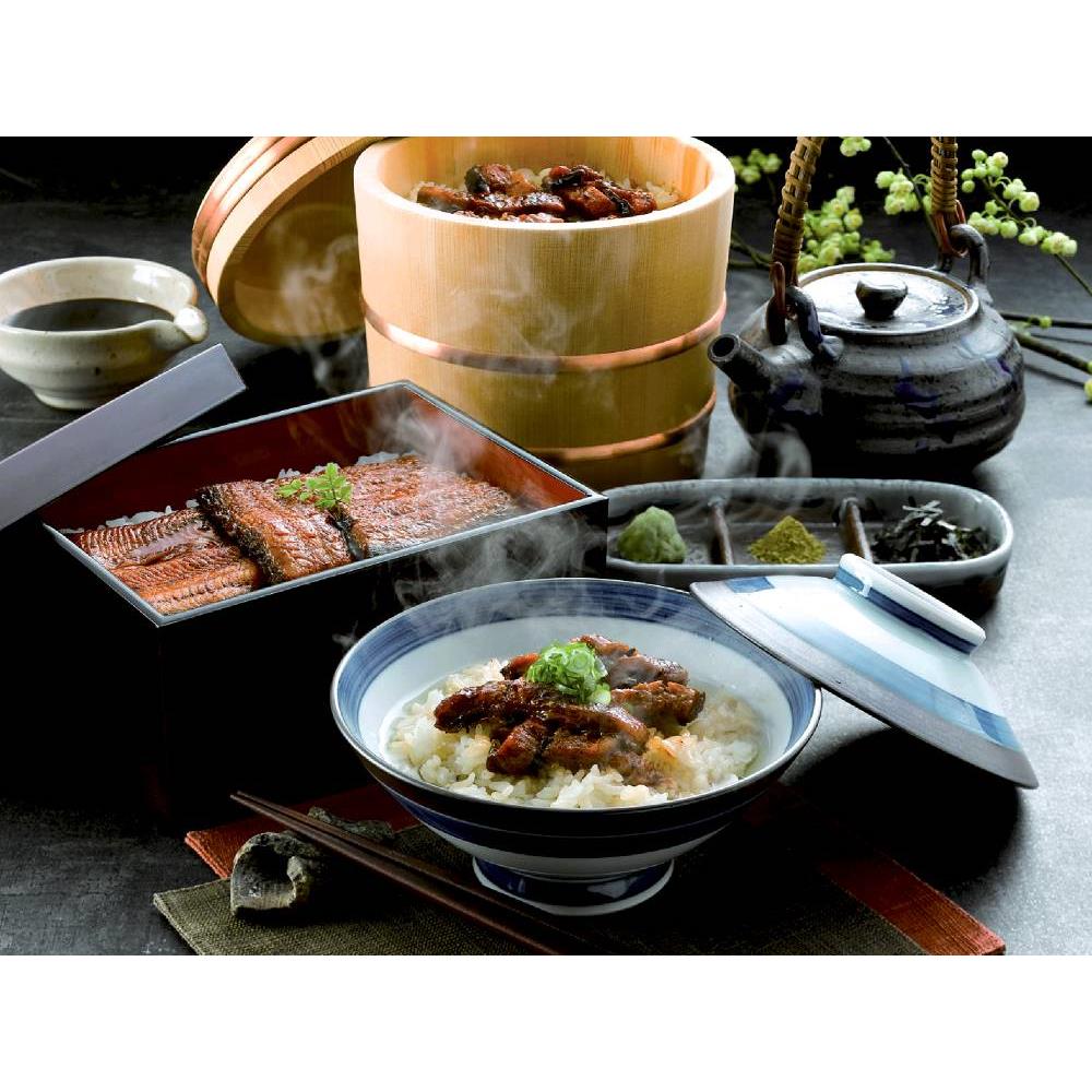 愛知うなぎ割烹「一愼」特製蒲焼・鰻のひつまぶしセット