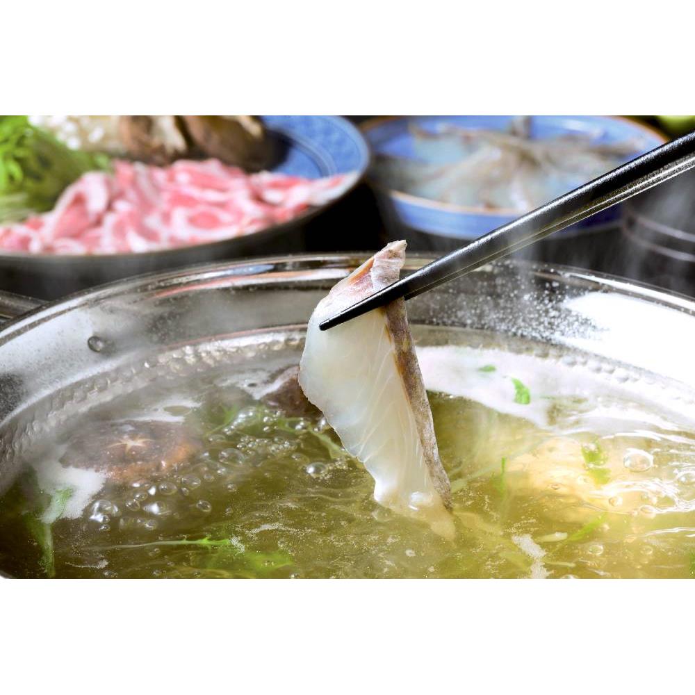 九州産天然真鯛のしゃぶしゃぶ鍋