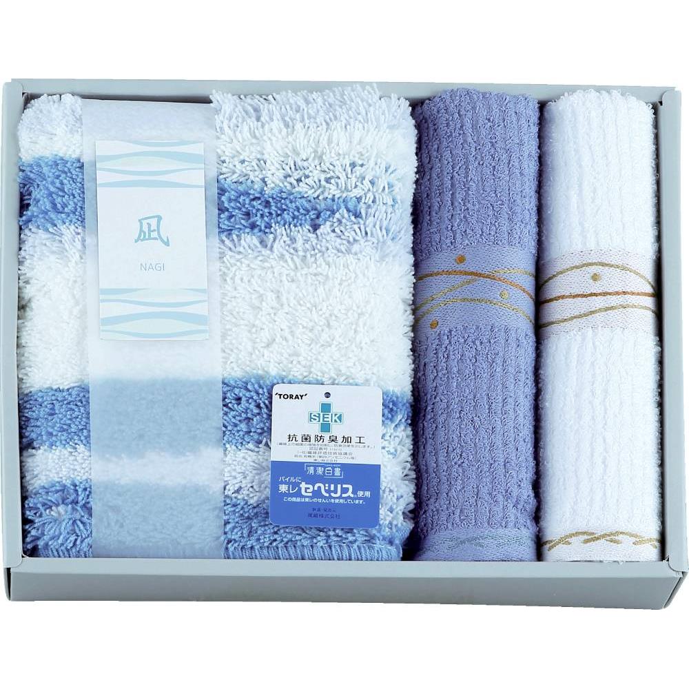 凪 バスマット&フェイスタオル2枚セット