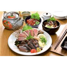 【父】鰹と鮪の藁焼きたたきとかつお丼セット