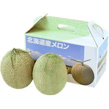 わけあり北海道赤肉メロン 2玉